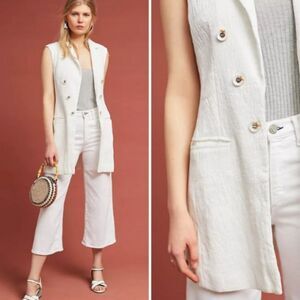 NWT Anthropologie Cantonnier Flores Textured Vest | M